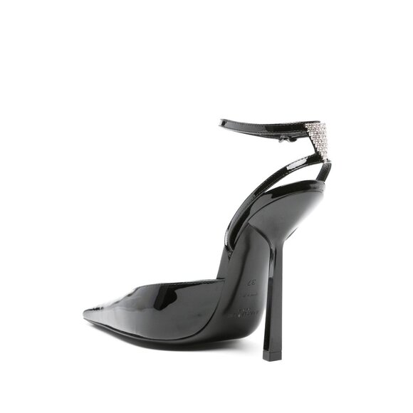 Saint Laurent Anouk Ankle Strap Pumps in Nero 38 With Box Womens High Heels - Picture 2 of 16